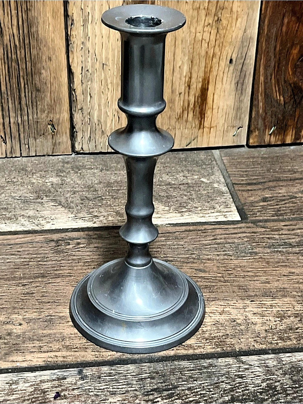 Designs Vintage Candlestick Holder Gray